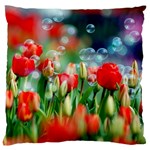 Colorful Flowers Standard Flano Cushion Case (One Side) Front