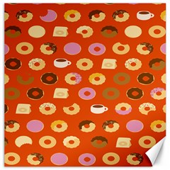 Coffee Donut Cakes Canvas 20  X 20   by Mariart