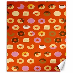 Coffee Donut Cakes Canvas 20  x 24  