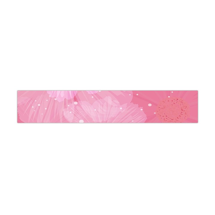 Cosmos Flower Floral Sunflower Star Pink Frame Flano Scarf (Mini)