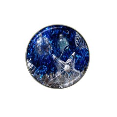 Christmas Silver Blue Star Ball Happy Kids Hat Clip Ball Marker