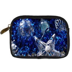 Christmas Silver Blue Star Ball Happy Kids Digital Camera Cases