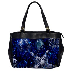 Christmas Silver Blue Star Ball Happy Kids Office Handbags