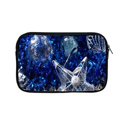 Christmas Silver Blue Star Ball Happy Kids Apple MacBook Pro 13  Zipper Case