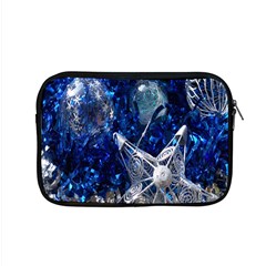 Christmas Silver Blue Star Ball Happy Kids Apple MacBook Pro 15  Zipper Case