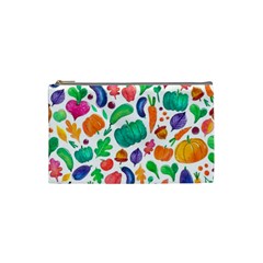 Pattern Autumn White Cosmetic Bag (small)  by kostolom3000shop