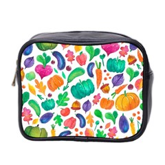 Pattern Autumn White Mini Toiletries Bag 2-side by kostolom3000shop