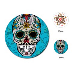 Sugar Skull New 2015 Playing Cards (round) 