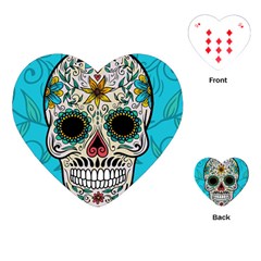 Sugar Skull New 2015 Playing Cards (heart) 