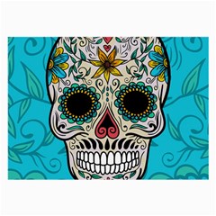 Sugar Skull New 2015 Large Glasses Cloth (2-side) by crcustomgifts