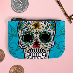 Sugar Skull New 2015 Mini Coin Purses by crcustomgifts