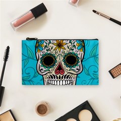 Sugar Skull New 2015 Cosmetic Bag (small)  by crcustomgifts