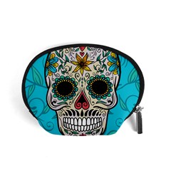 Sugar Skull New 2015 Accessory Pouches (small)  by crcustomgifts