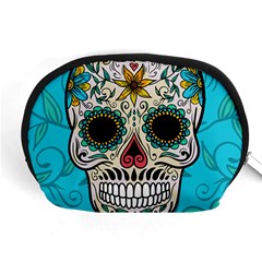 Sugar Skull New 2015 Accessory Pouches (medium)  by crcustomgifts