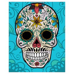 Sugar Skull New 2015 Drawstring Bag (small) by crcustomgifts