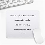 Inspirational Quote (arthur Young) Large Mousepads Front