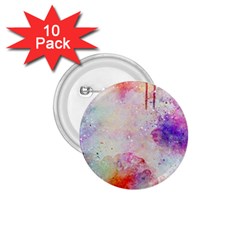 Watercolor Galaxy Purple Pattern 1 75  Buttons (10 Pack) by paulaoliveiradesign