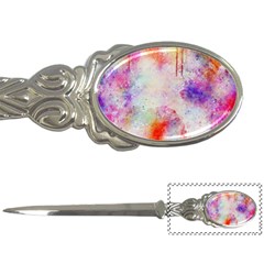 Watercolor Galaxy Purple Pattern Letter Openers by paulaoliveiradesign