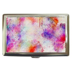 Watercolor Galaxy Purple Pattern Cigarette Money Cases