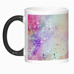 Watercolor Galaxy Purple Pattern Morph Mugs by paulaoliveiradesign