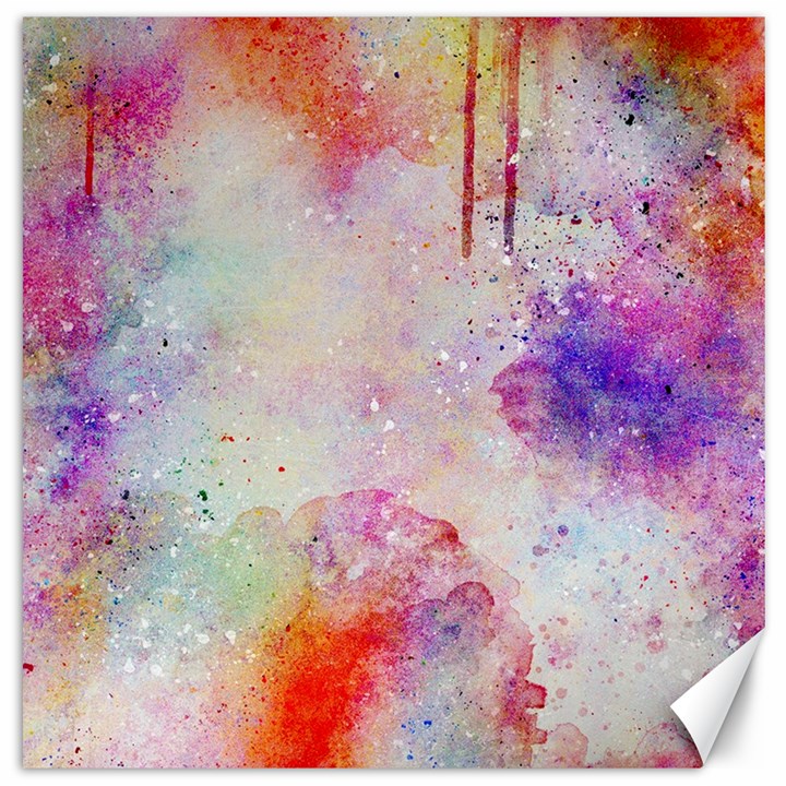 Watercolor Galaxy Purple Pattern Canvas 20  x 20  