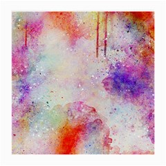 Watercolor Galaxy Purple Pattern Medium Glasses Cloth by paulaoliveiradesign