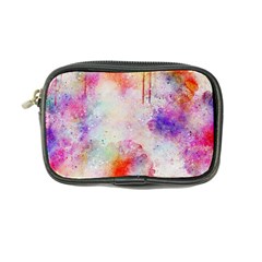 Watercolor Galaxy Purple Pattern Coin Purse by paulaoliveiradesign