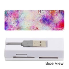 Watercolor Galaxy Purple Pattern Memory Card Reader (stick) 