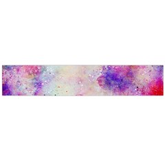 Watercolor Galaxy Purple Pattern Flano Scarf (large)