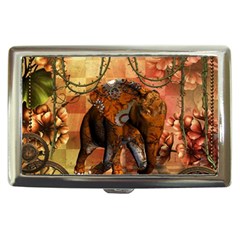 Steampunk, Steampunk Elephant With Clocks And Gears Cigarette Money Cases by FantasyWorld7