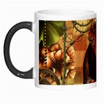 Steampunk, Steampunk Elephant With Clocks And Gears Morph Mugs Left