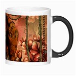 Steampunk, Steampunk Elephant With Clocks And Gears Morph Mugs Right