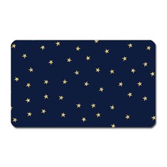 Navy/gold Stars Magnet (rectangular) by Colorfulart23