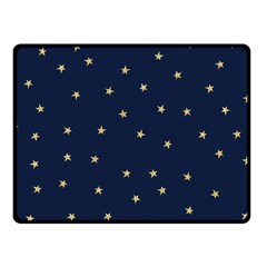 Navy/gold Stars Fleece Blanket (small) by Colorfulart23