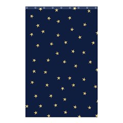 Navy/gold Stars Shower Curtain 48  X 72  (small)  by Colorfulart23