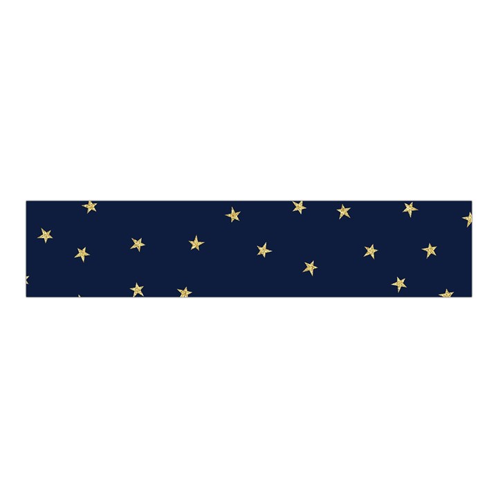 Navy/Gold Stars Velvet Scrunchie