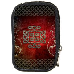 The Celtic Knot With Floral Elements Compact Camera Cases by FantasyWorld7