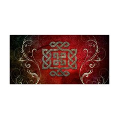 The Celtic Knot With Floral Elements Yoga Headband by FantasyWorld7