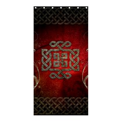 The Celtic Knot With Floral Elements Shower Curtain 36  X 72  (stall)  by FantasyWorld7