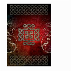 The Celtic Knot With Floral Elements Large Garden Flag (two Sides) by FantasyWorld7