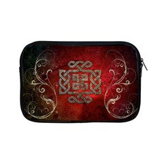 The Celtic Knot With Floral Elements Apple Ipad Mini Zipper Cases by FantasyWorld7