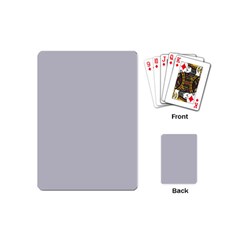 Grey Harbour Mist - Spring 2018 London Fashion Trends Playing Cards (mini)  by PodArtist