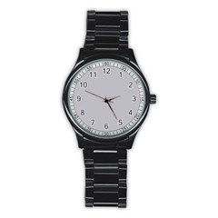 Grey Harbour Mist - Spring 2018 London Fashion Trends Stainless Steel Round Watch by PodArtist