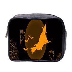 Day Hallowiin Ghost Bat Cobwebs Full Moon Spider Mini Toiletries Bag 2-side by Mariart