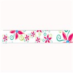 Flower Beauty Sexy Rainbow Sunflower Pink Green Blue Small Bar Mats 24 x4  Bar Mat