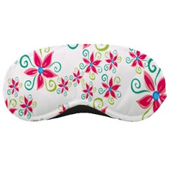 Flower Beauty Sexy Rainbow Sunflower Pink Green Blue Sleeping Masks by Mariart