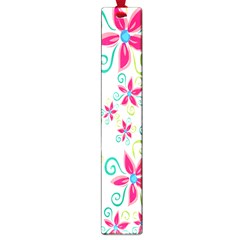 Flower Beauty Sexy Rainbow Sunflower Pink Green Blue Large Book Marks