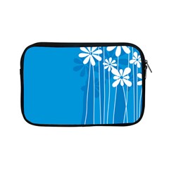 Flower Blue Apple Ipad Mini Zipper Cases