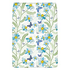 Flower Blue Butterfly Leaf Green Flap Covers (l) 