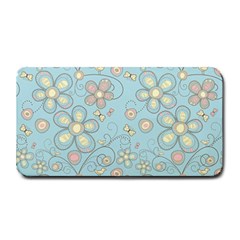 Flower Blue Butterfly Bird Yellow Floral Sexy Medium Bar Mats by Mariart